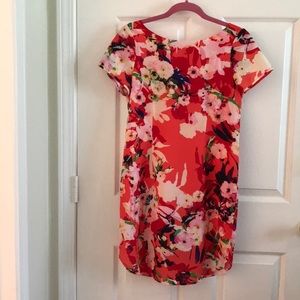 Yumi Kim Floral Dress in Red and Pink